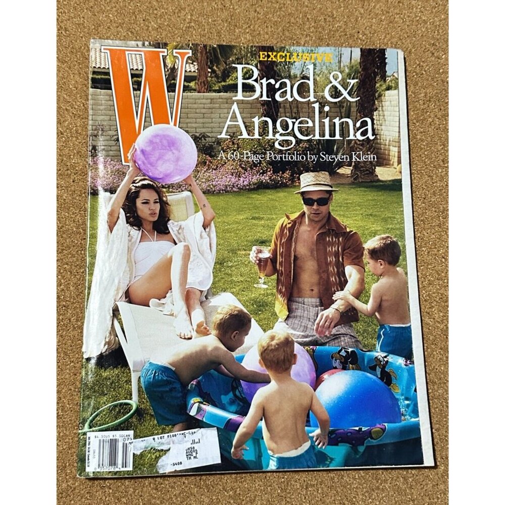 W Magazine July 2005 Brad Pitt Angelina Jolie Steven Klein Brangelina 60 Page
